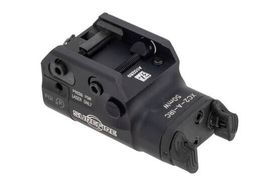 sure fire xc2 IR weapon light and IR laser compact features a universal mount for handguns